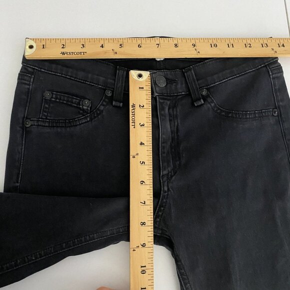 Rag & Bone Rusted Ombre Legging Jeans Size 27 Black Purple Jegging - Picture 8 of 11